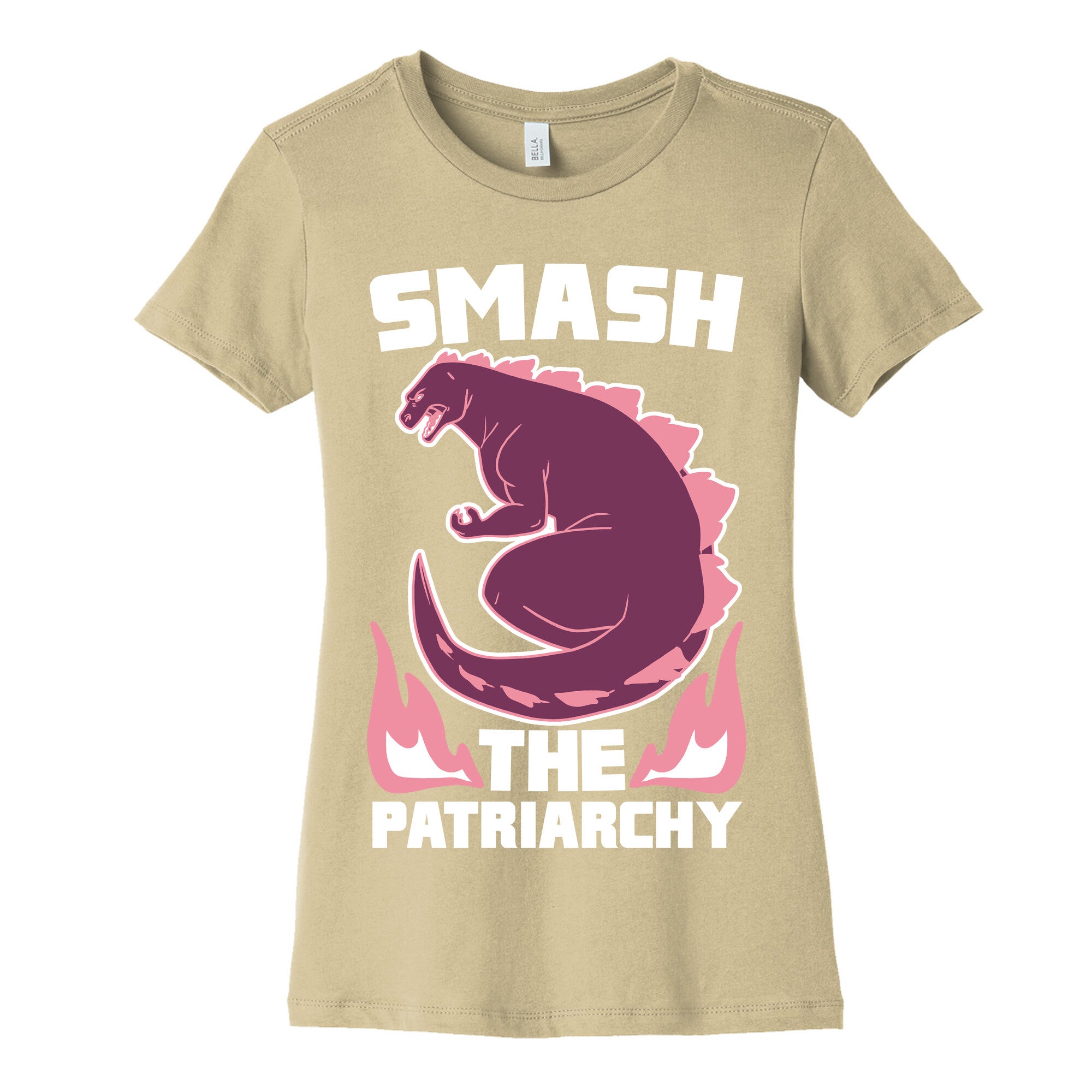 Smash the Patriarchy - Godzilla Women's Cotton Tee